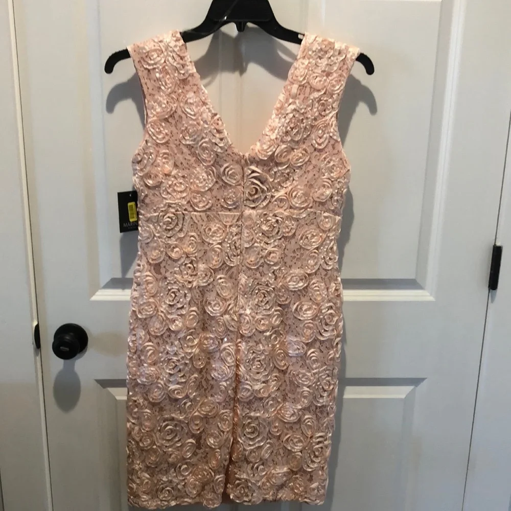 MARINA Cream Mini Dress - Picture 5 of 6